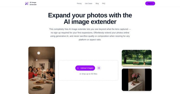 AI Image Extender.io featured image AI Image Extender.io featured image