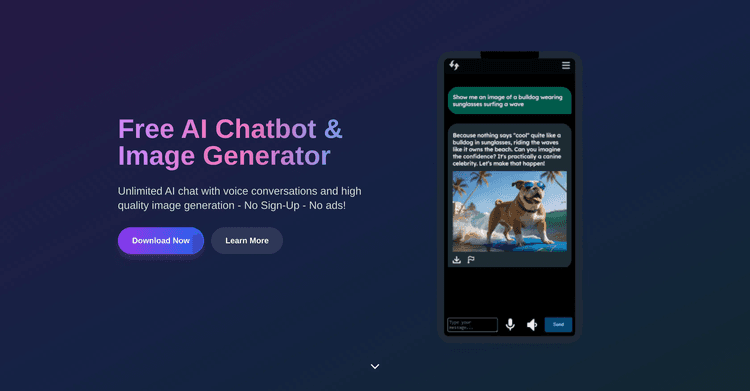 Free AI Chatbot & Image Generator featured image Free AI Chatbot & Image Generator featured image